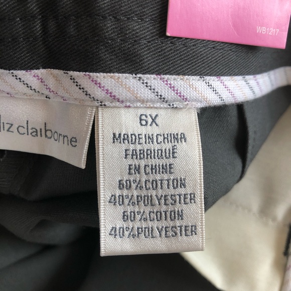 Liz Claiborne Kids 6X Grey Pants Not Used - Picture 7 of 11